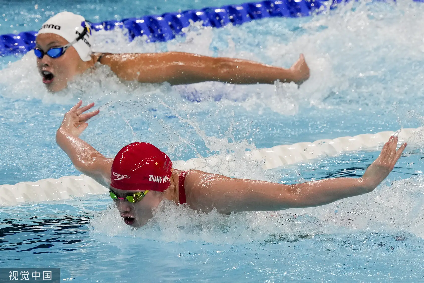 组图奥运100米女子蝶泳半决赛张雨霏顺利晋级