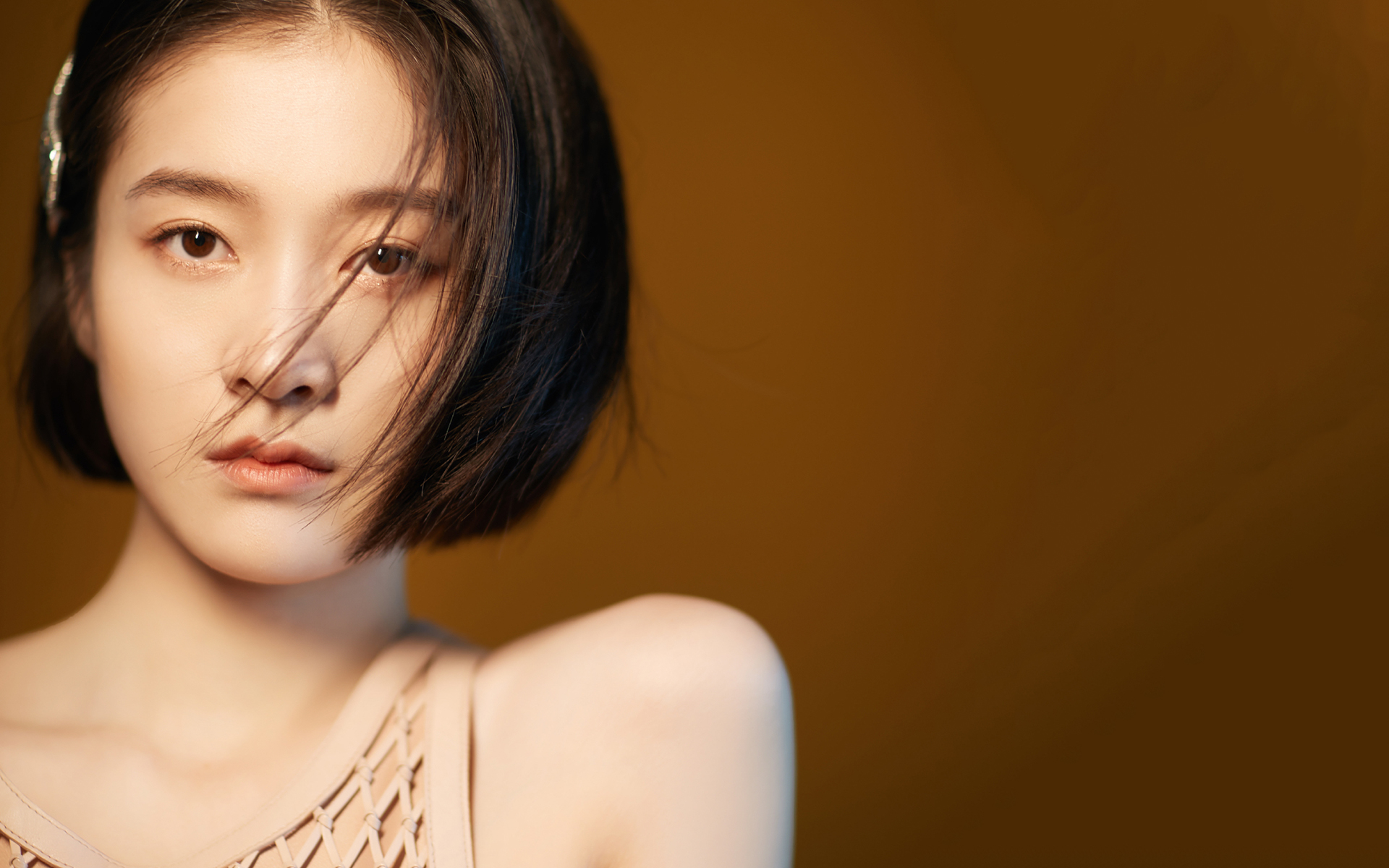 张雪迎清新甜美写真桌面壁纸