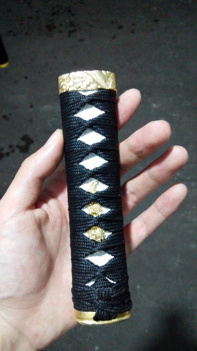 武士刀刀柄波棍!简单作业!