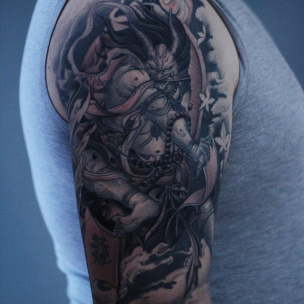 夜叉顾客自带图,指定做夜叉,_纹身吧社区 - 纹身大咖