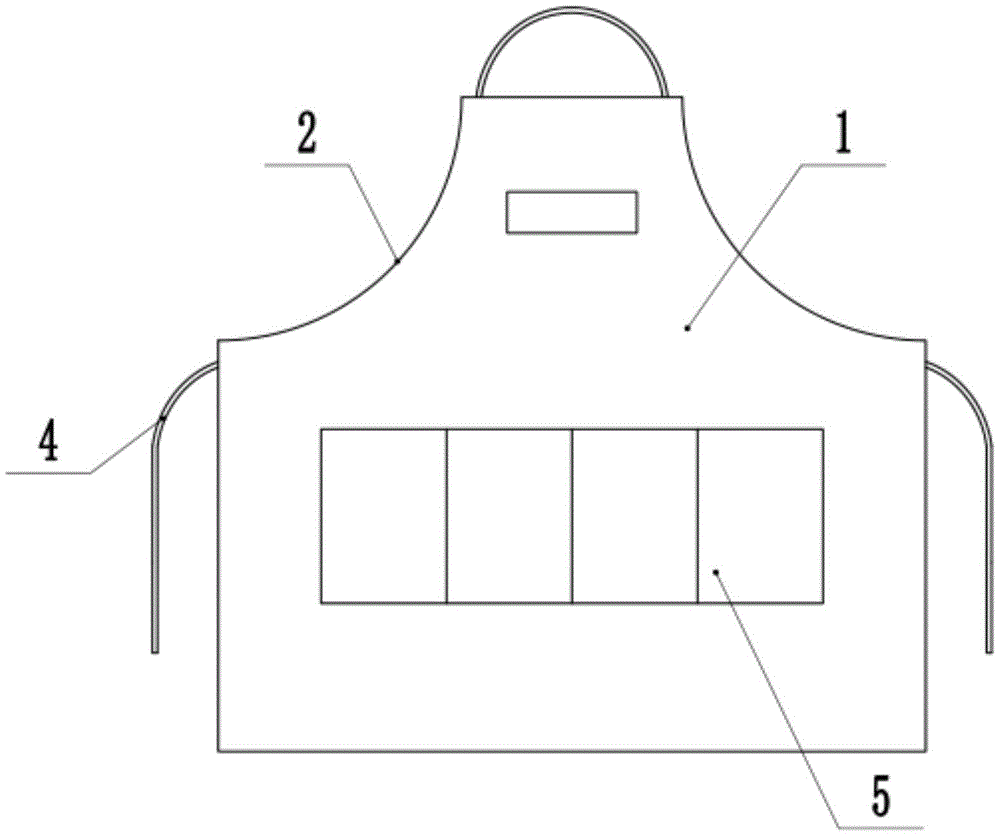 cn209331217u_一种耐高温防水防刀割围裙有效