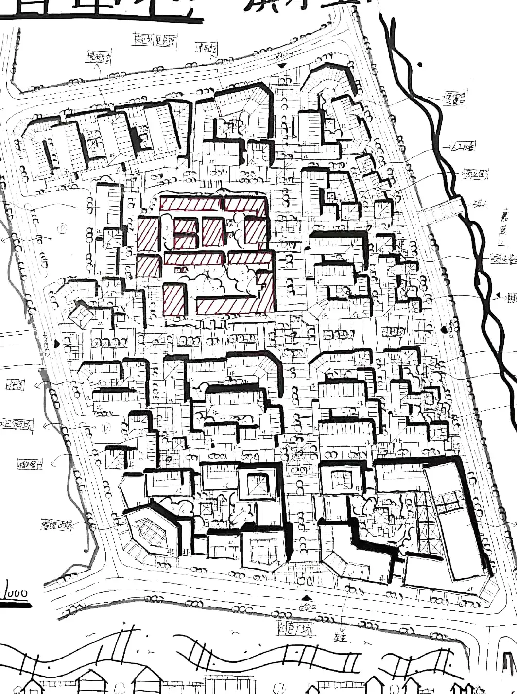 规划快题专题商业街篇上篇传统商业街画法的那些小心思
