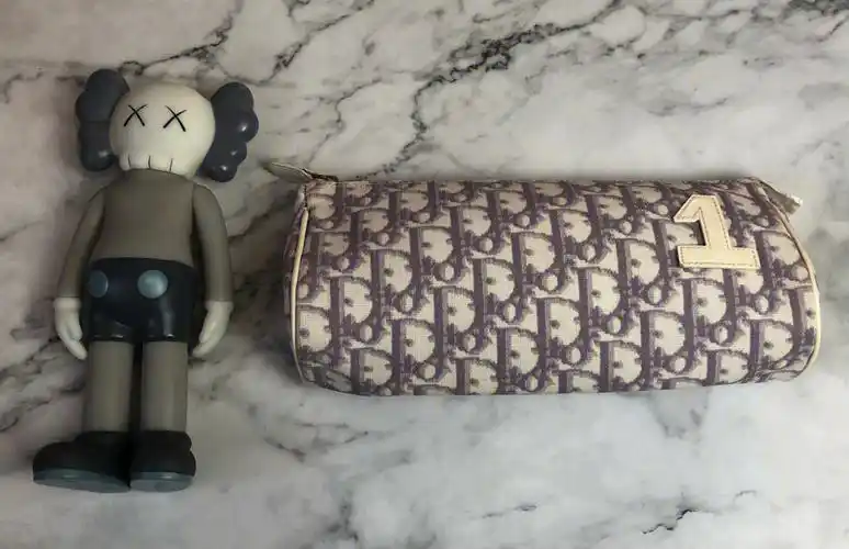 迪奥老花手拿包