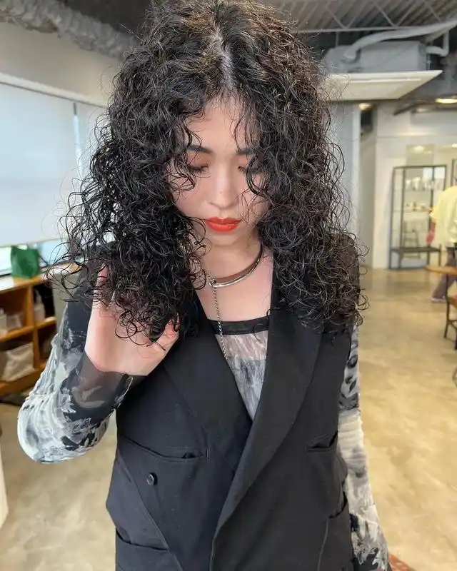 全头烫小卷真洋气