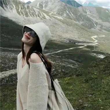 真实自然的绝美大自然女生头像图片