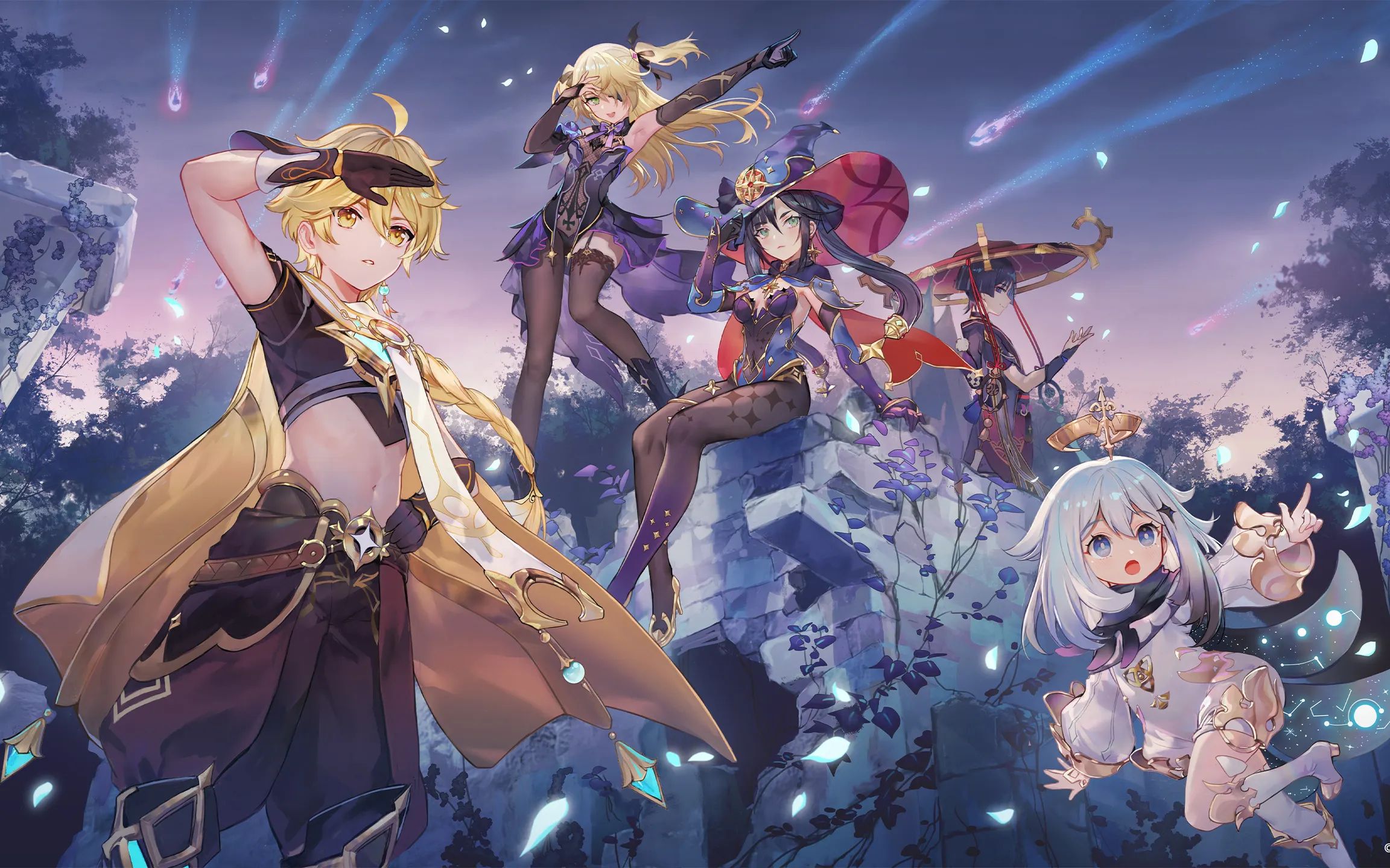 原神全员50角色纪念