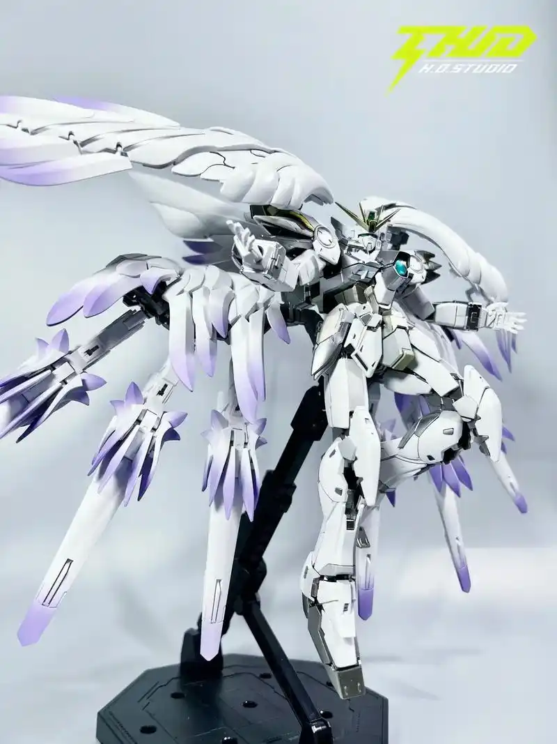 mg飞翼ew改白雪姬.#高达 #万代 #胶佬 #飞翼零式 - 抖音