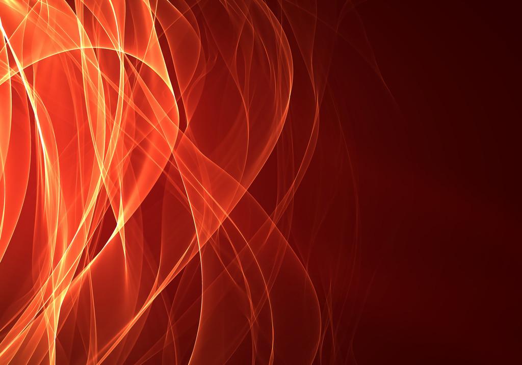 抽象暗红色背景与火焰