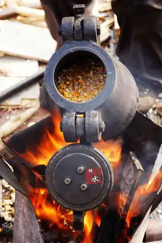 又见传统爆米花,小时候的年味