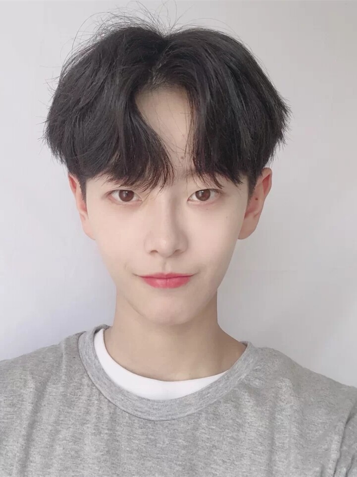 网红同款假发男中分刘海短发卷发韩版帅气逼真自然蓬松男士全头套