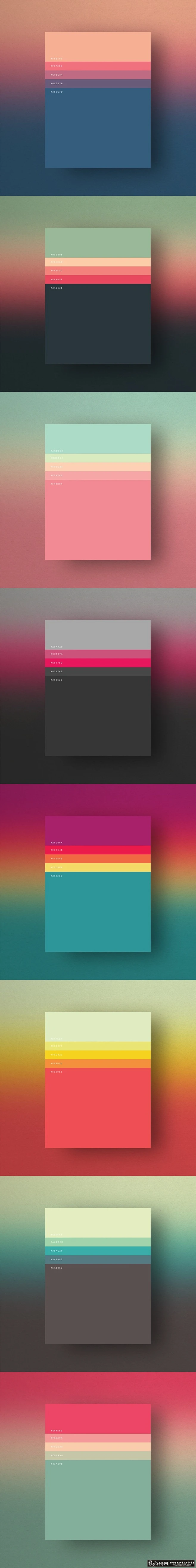 海报灵感 创意配色设计 配色鉴赏 精美配色案例 创意配色欣赏 标准