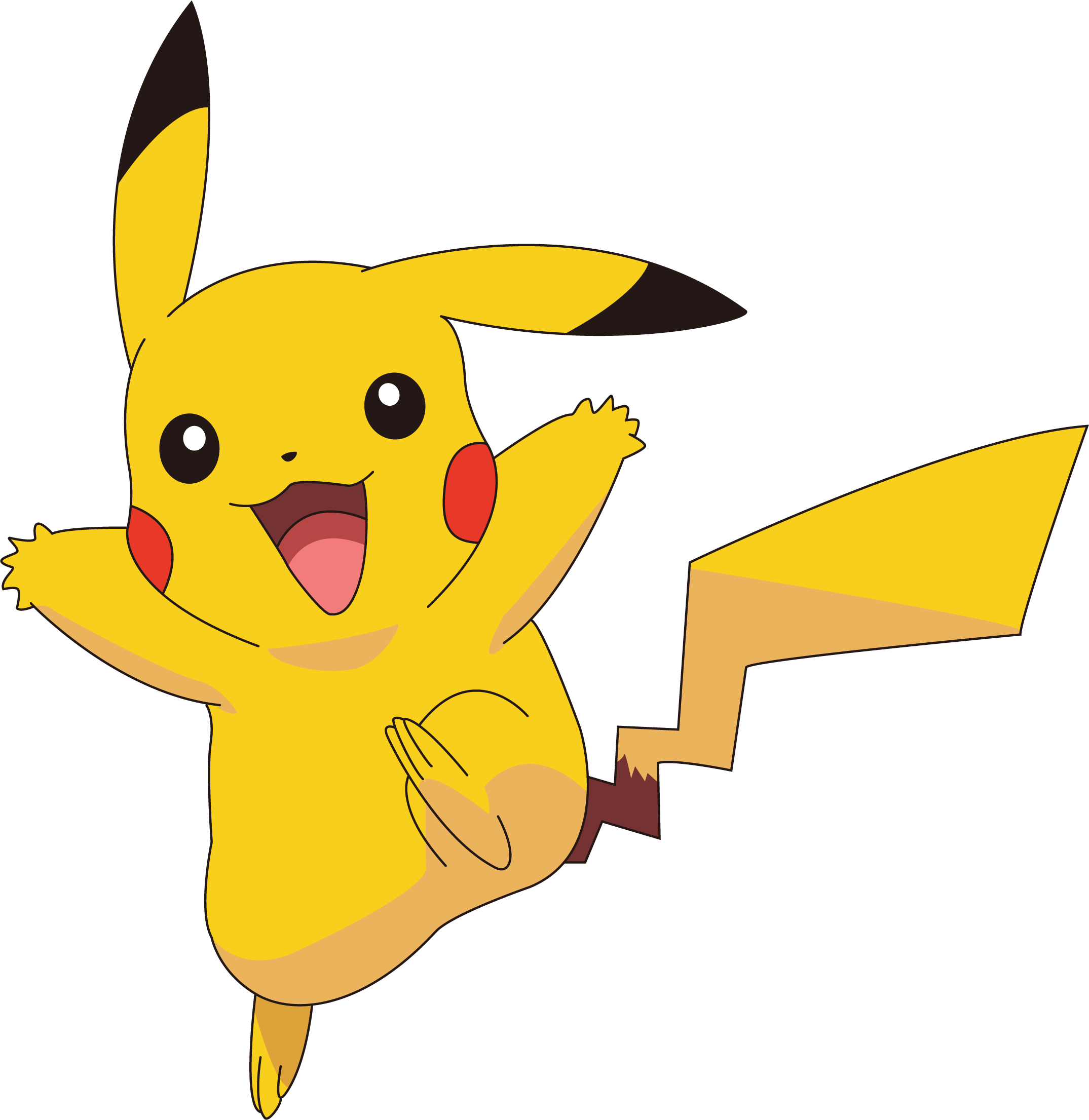 今日份课堂练习 自己练手了个皮卡丘[图片-来自01的动态 - 虎课网