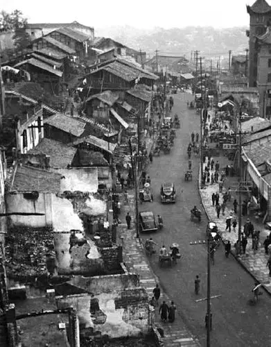 老照片带你穿越到1941年的重庆 民国时期的战时首都