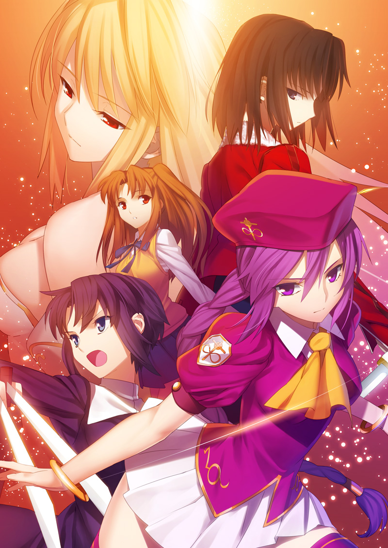 求问typemoon迷,图片最前面紫色头发紫色衣服的是谁