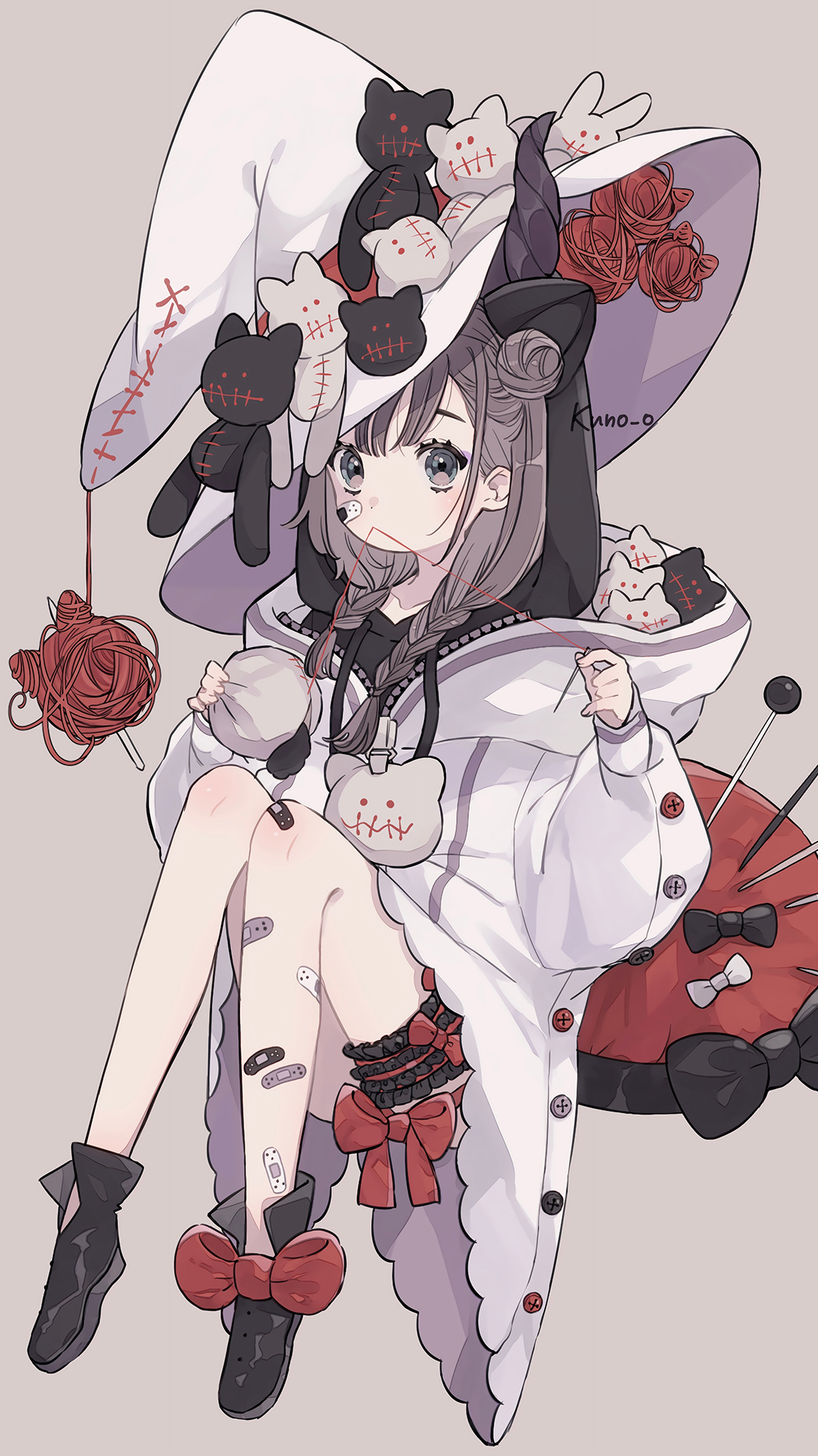 可爱二次元小女生高清手机壁纸