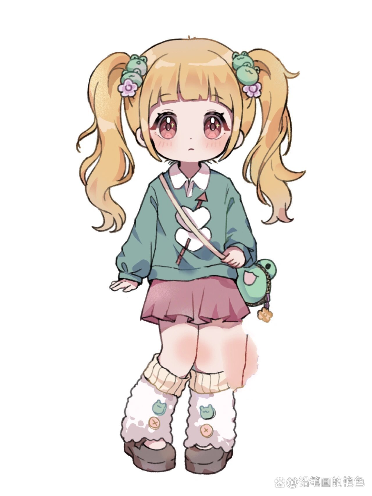 q版卫衣女孩             夏日滤镜