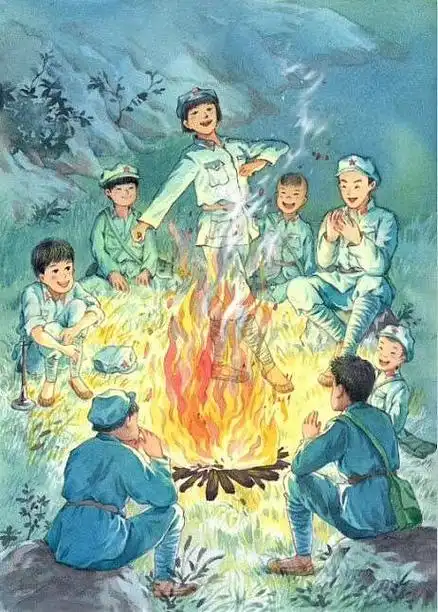 红色革命系列水彩插画(已出版)|插画|儿童插画|影可洛夫斯基 - 原创