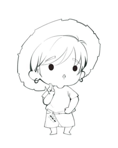 非常容易的华晨宇简笔画