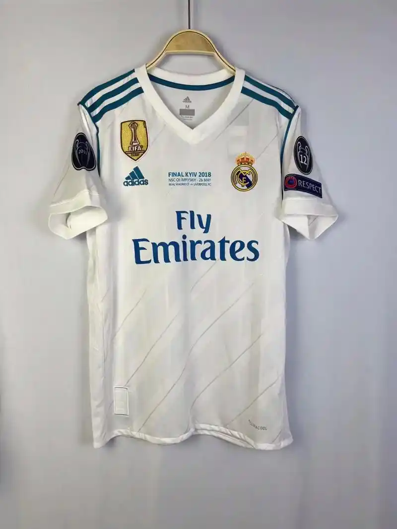 皇马复古球衣17-18欧冠决赛.#唯有足球不可辜负 #球衣  - 抖音