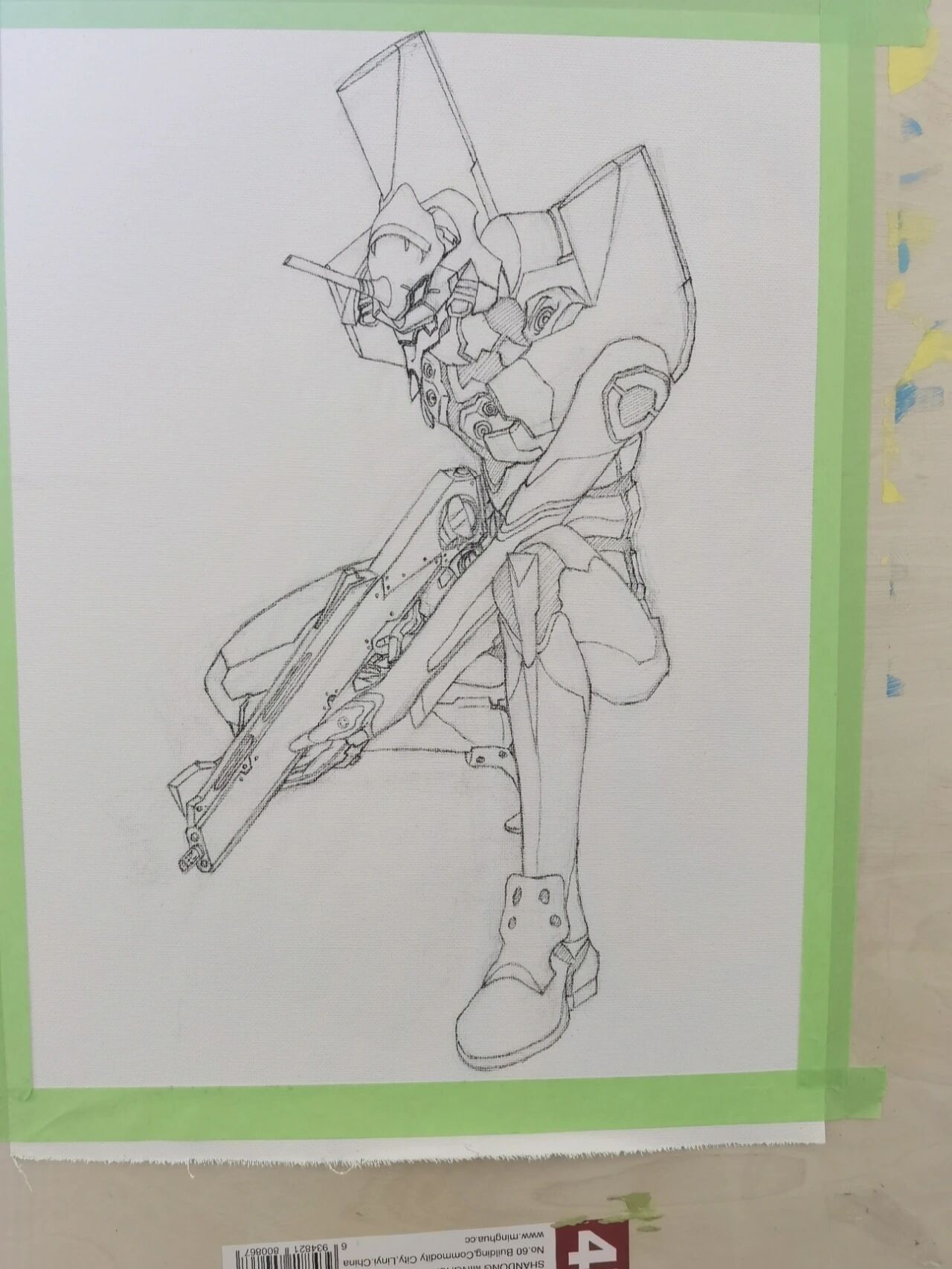 画画打卡 初号机 一直以来都想画一画初号机,昨天我开始尝试了然后就