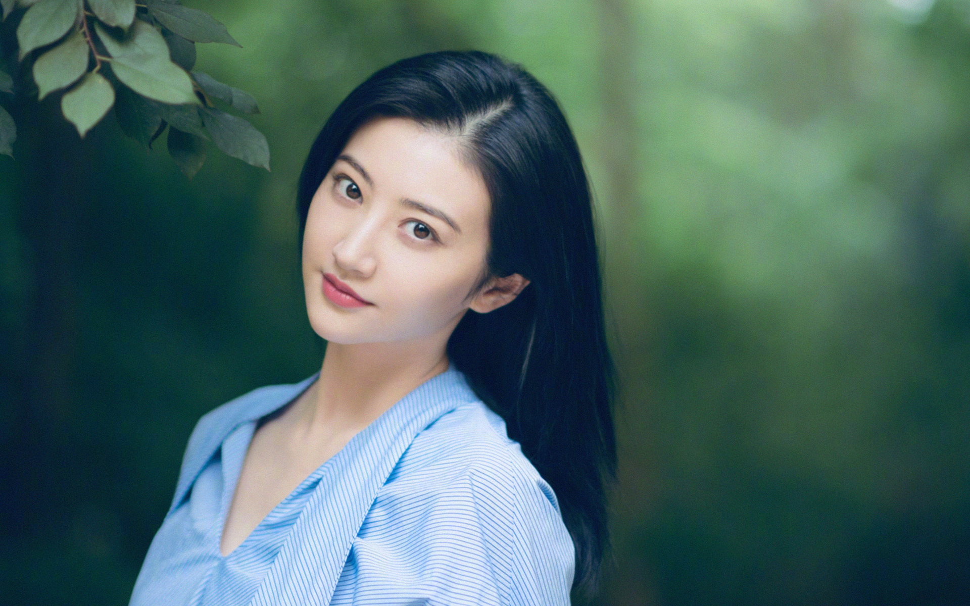 景甜清新养眼高清桌面壁纸高清大图预览1920x1200_大陆明星下载_美桌