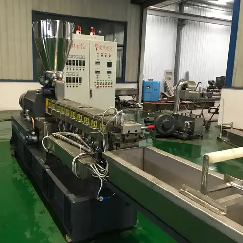 mysj35b双螺杆挤出机彩色母粒专用塑料挤出造粒机