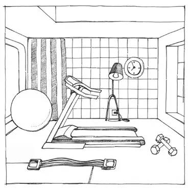 只需2平方就可以拥有属于自己的家庭健身房