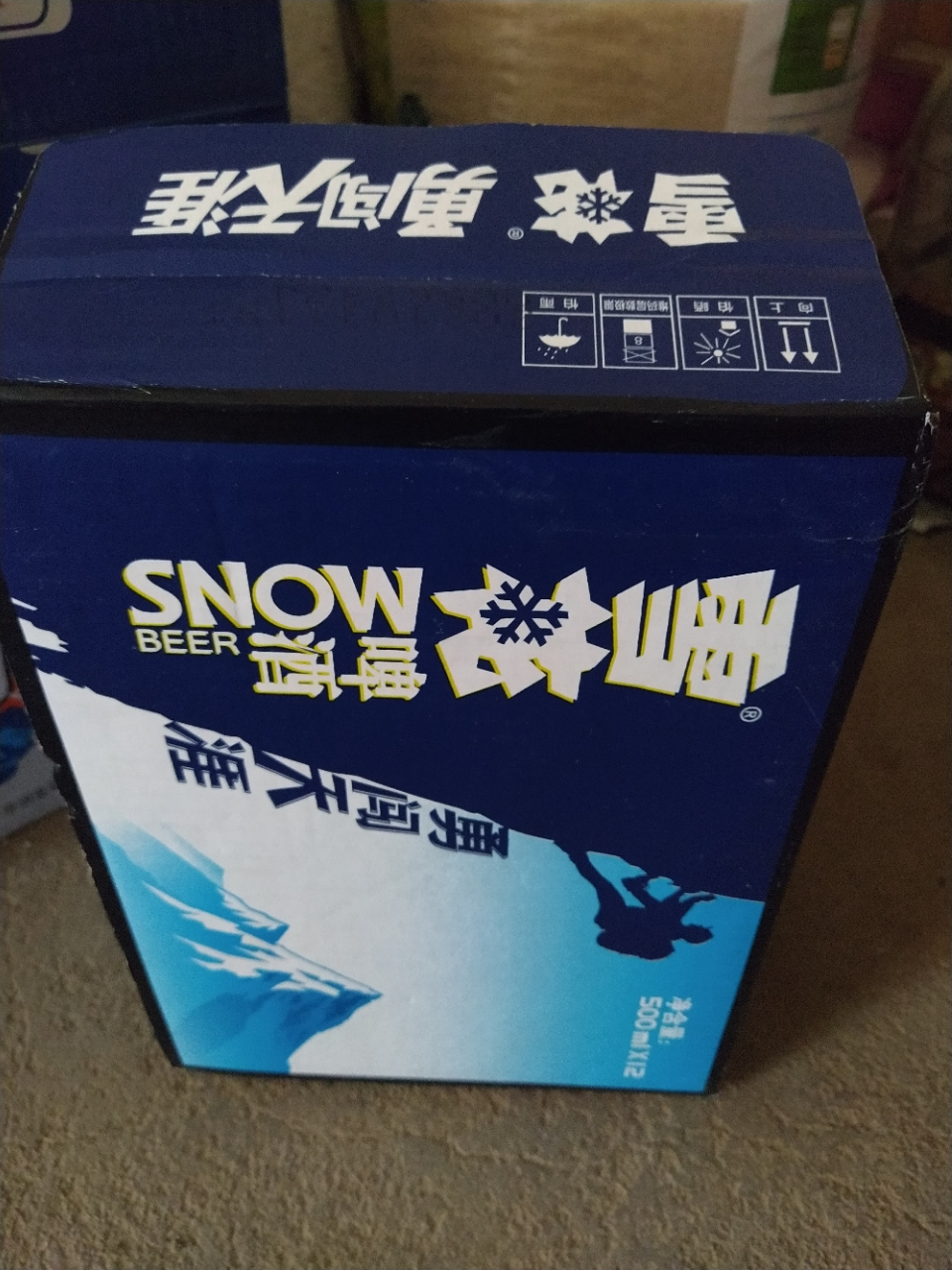 雪花啤酒勇闯天涯500ml*12听整箱装晒单图