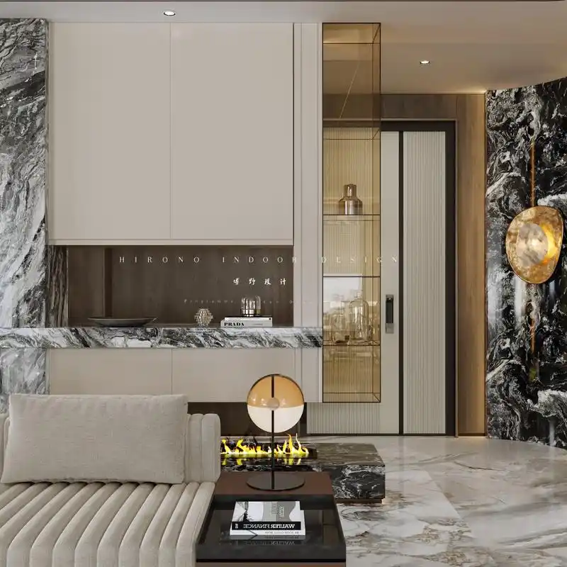 轻奢的的天花板算吗?#全案设计全案落地 # - 抖音