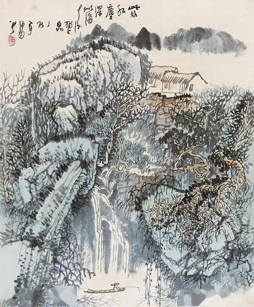 黄秋园山水画欣赏