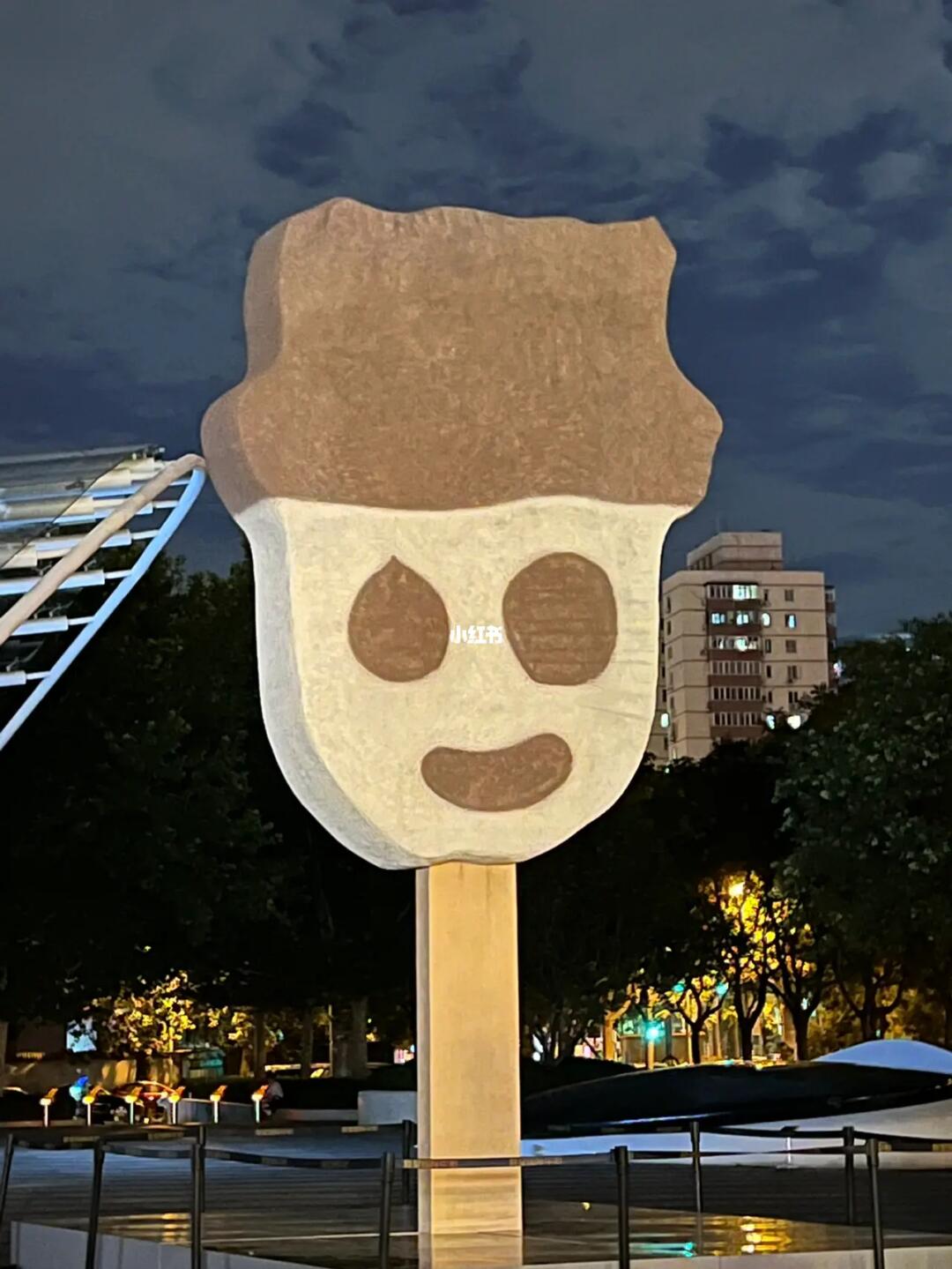 北京巨型雪人雪糕