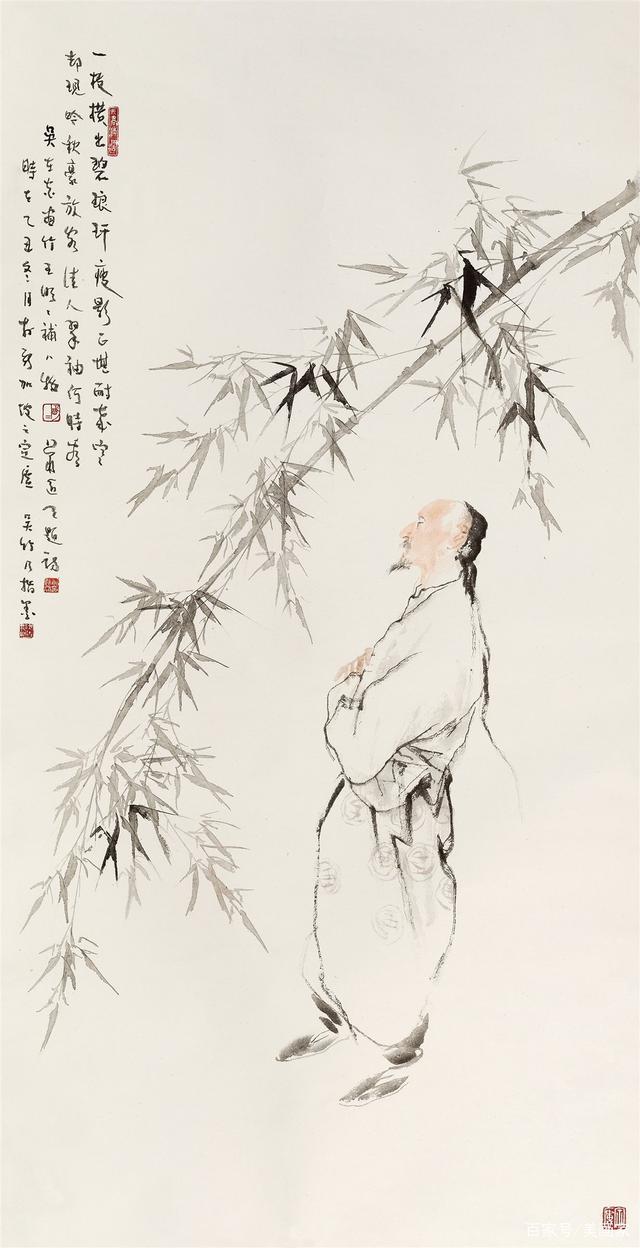 国画大师们画竹一组作品欣赏