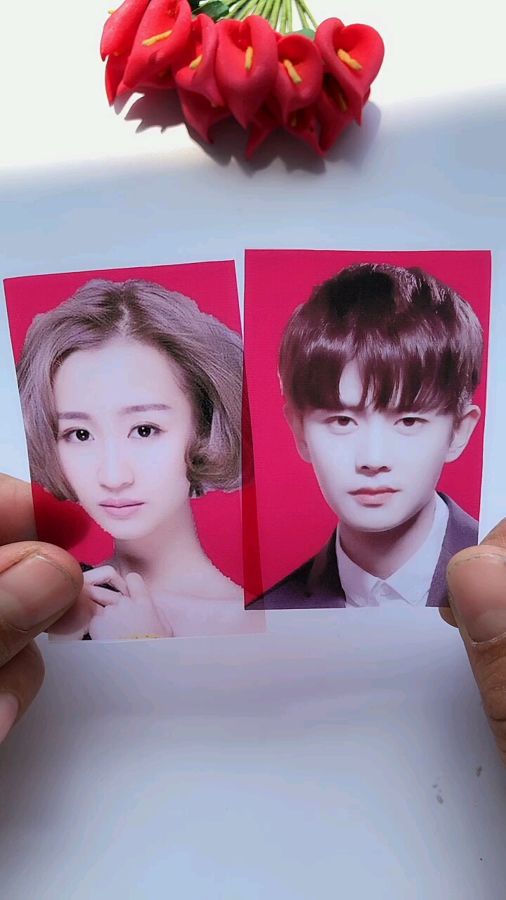 任国超聂欢照片合起来以后就是他们未来宝宝出生的样子