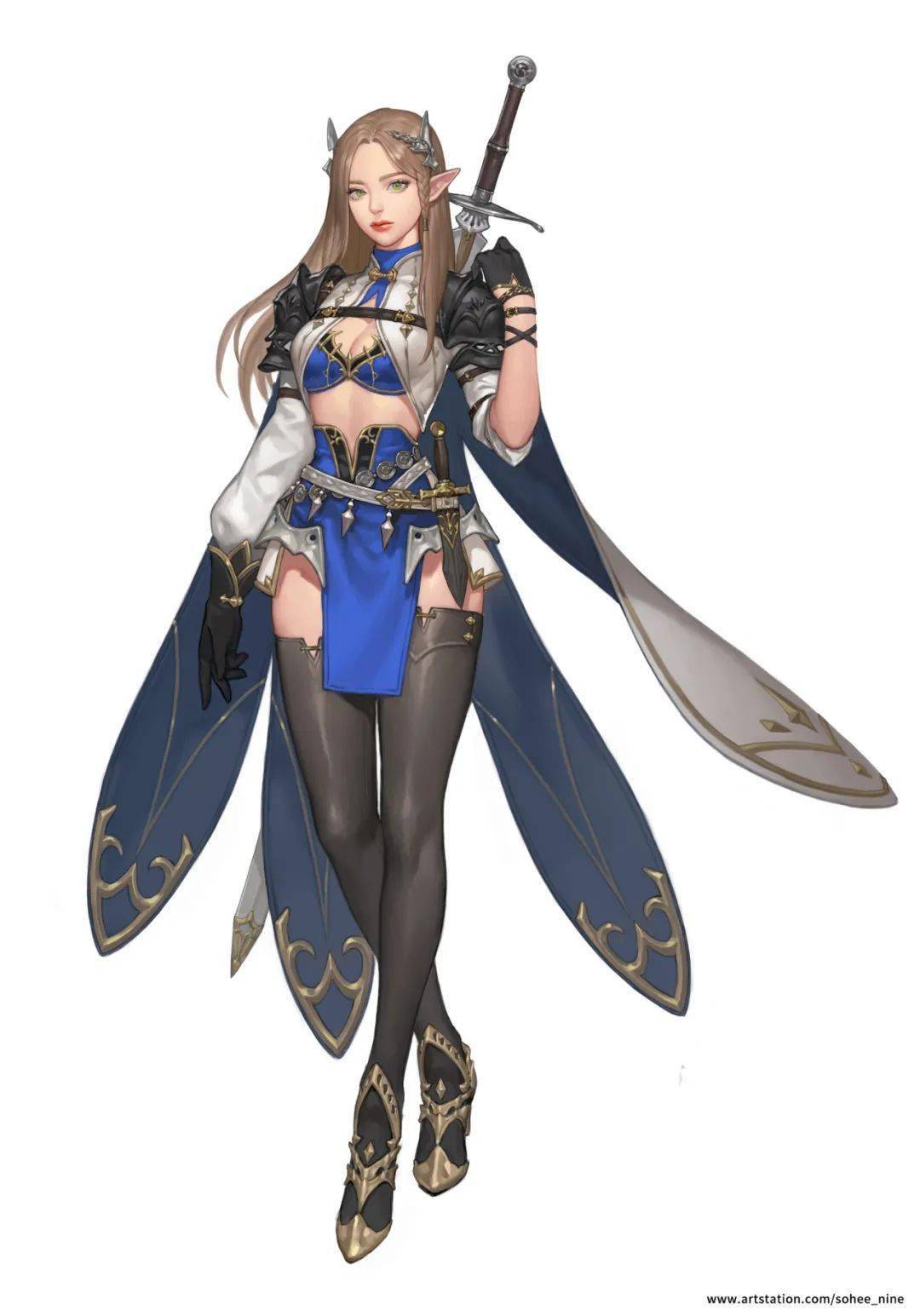 日韩角色 cg合集 人物立绘 原画 游戏 动漫资料 图集 美术素材_关键词