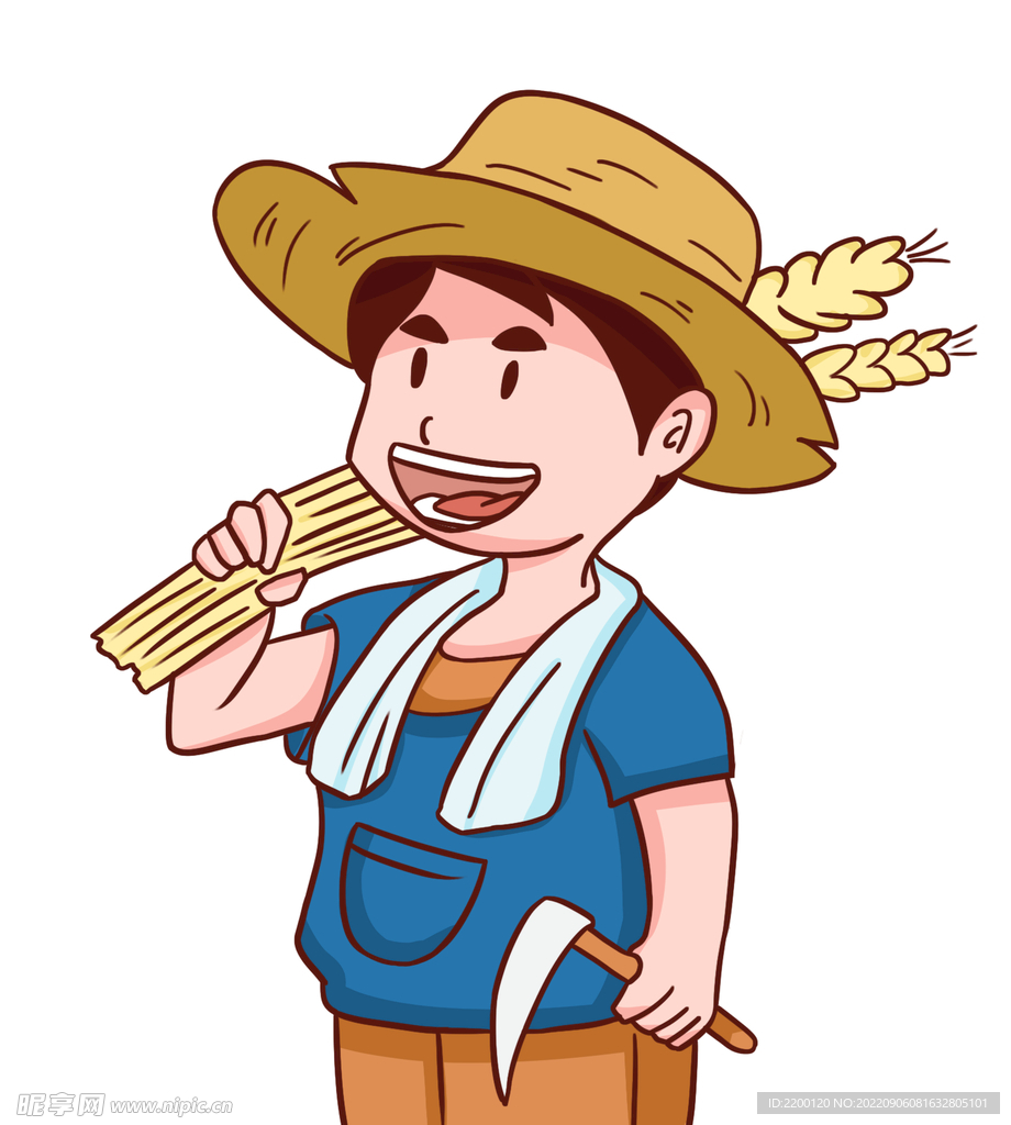 卡通农民形象设计