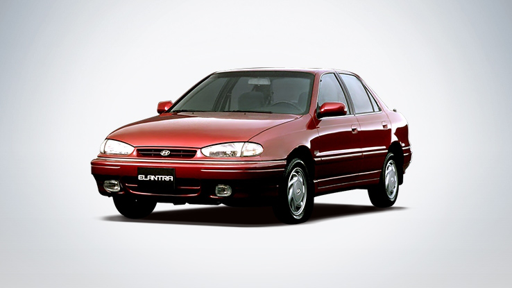 1990年10月,现代汽车首款紧凑型车型elantra(伊兰特)诞生.