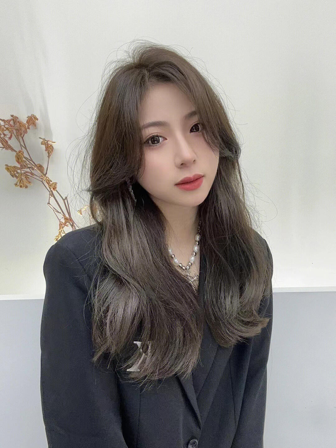 韩式浪漫卷发气垫烫女生中长发烫发发型