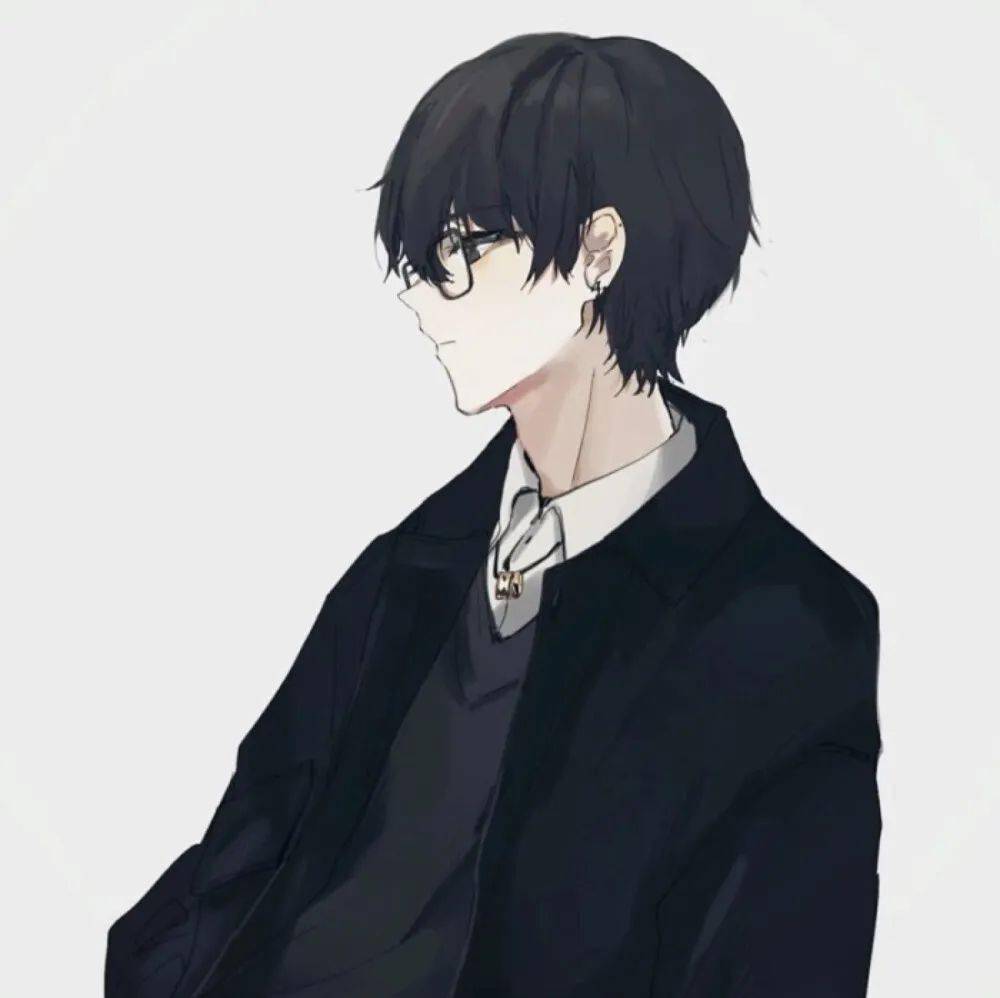 微信头像动漫眼镜男