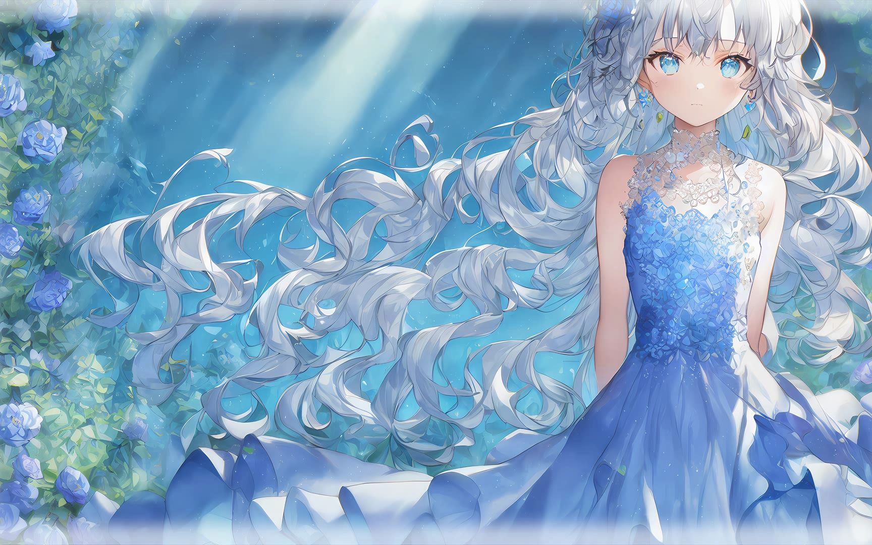 【ai绘画】4k超清 飞花物语兰 二次元少女 附图包