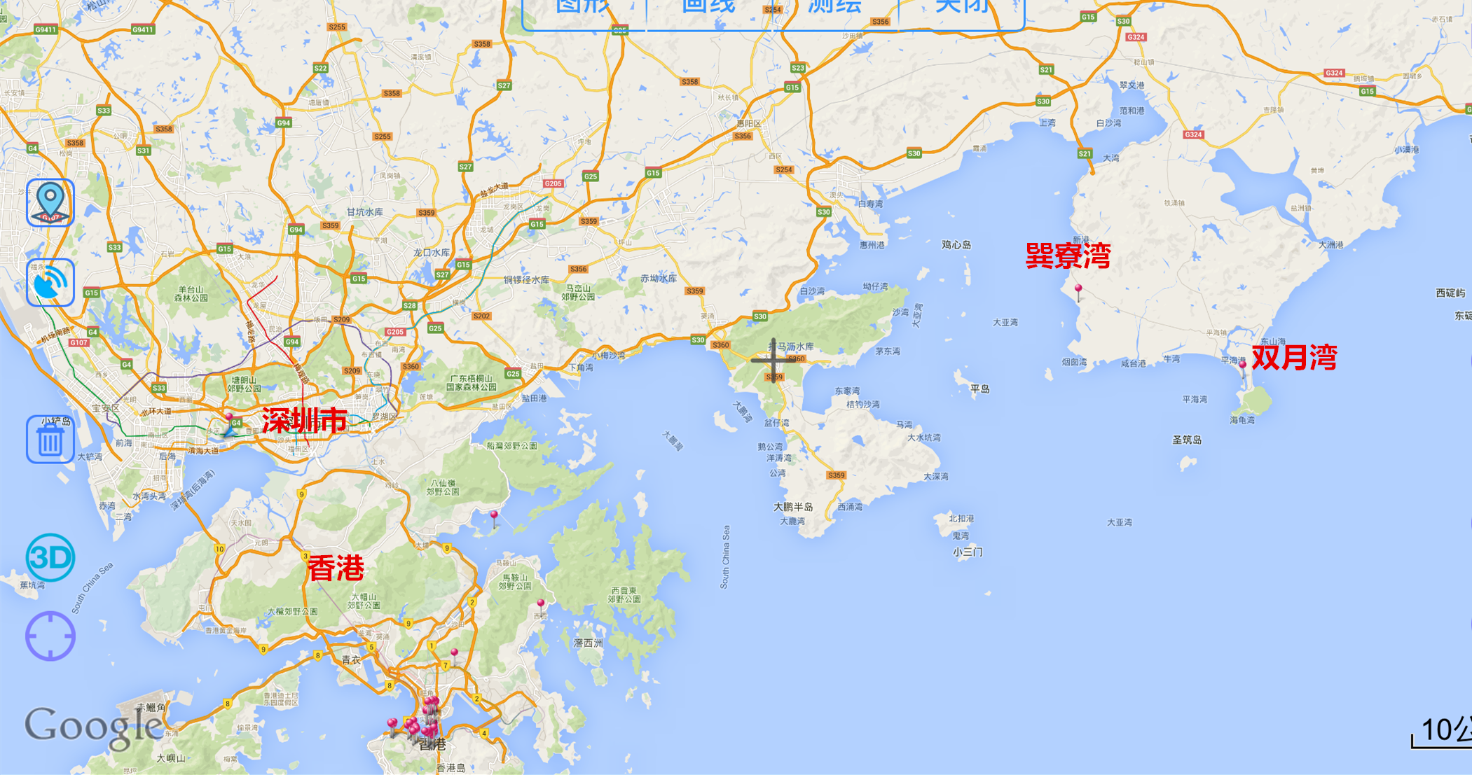 巽寮湾和双月湾是惠东著名的景点,都拥有长长的海岸线,美景如画.