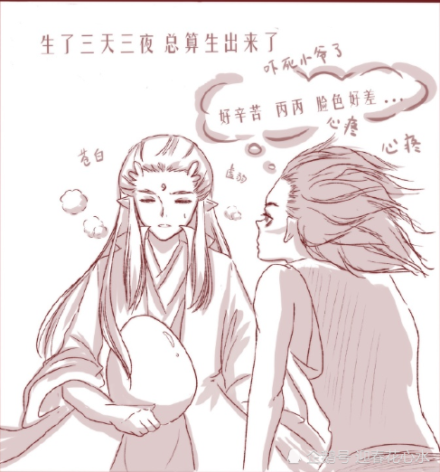 动漫人物简笔画可爱生宝宝全过程简笔画从怀孕到出生简笔画我的妈妈