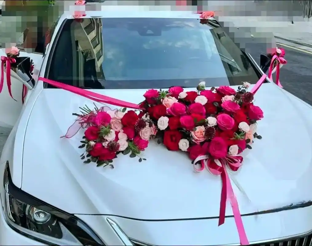 婚车爱心花车系列 - 抖音