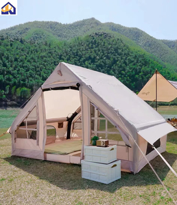 户外充气帐篷免搭建全自动棉布露营防雨加厚牛津野营装备