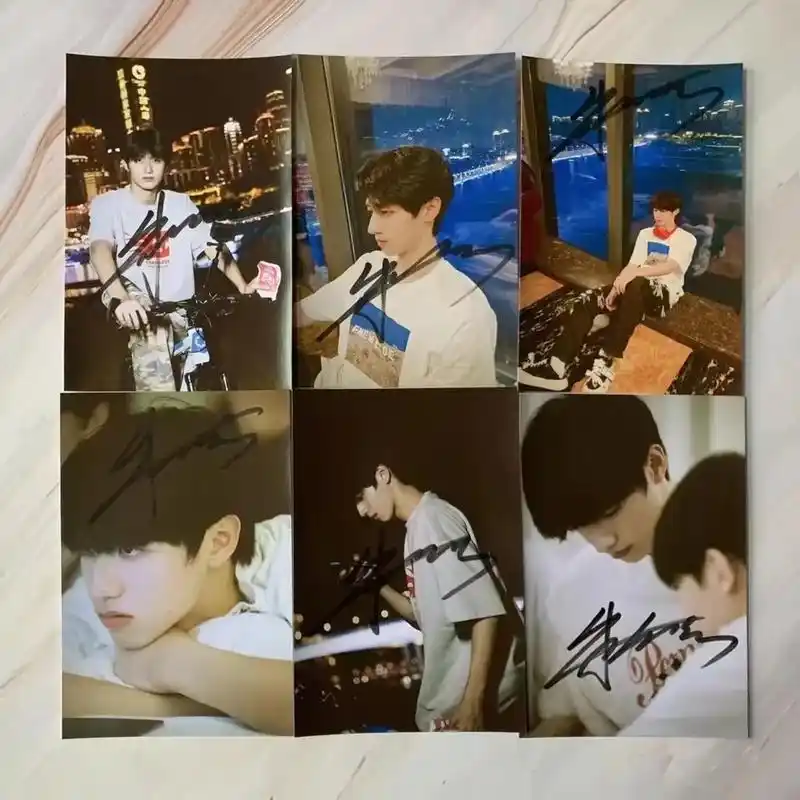 tf三代朱志鑫最新签名照时代少年团签名照