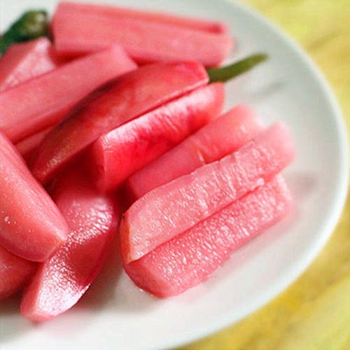 四川泡菜 泡萝卜半头红手工萝卜泡菜自然发酵酸爽开胃下饭 420g