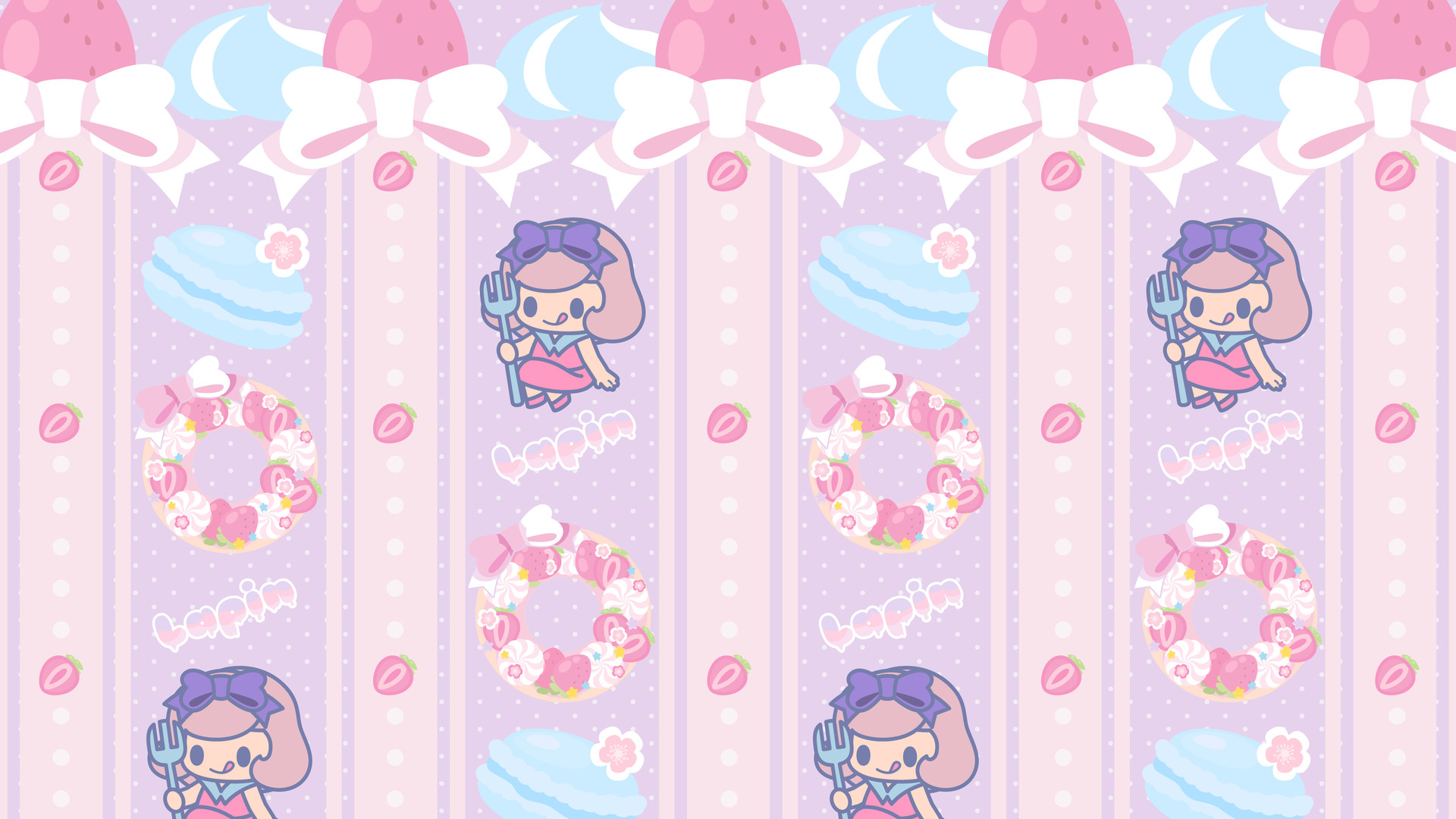 唯美梦幻lapin少女粉红诱惑卡通动漫桌面壁纸下载