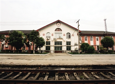 湘桂铁路上的衡阳火车西站