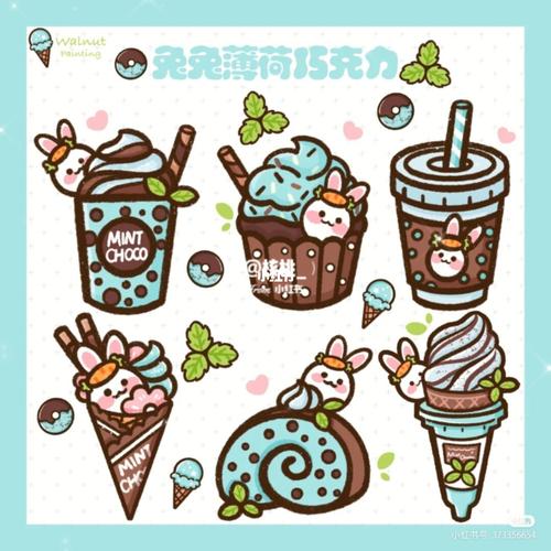 甜品简笔画图片大全可爱各种甜品简笔画