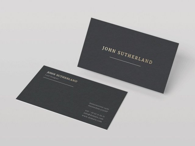 20款极简风格名片设计作品欣赏