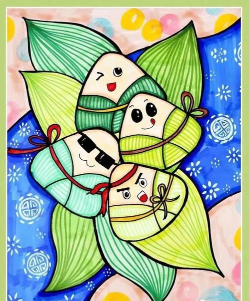 端午节主题绘画简笔画 简笔画图片大全-普车都